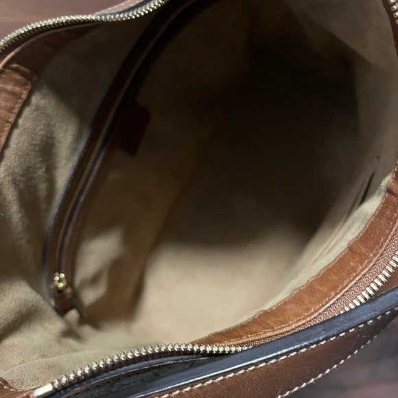 Authentic GUCCI GG Supreme Monogram Linea A Hobo Brown - Picture 12 of 13